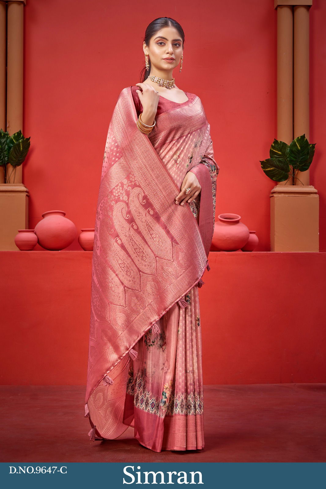Simran By Src Georgette Digital Printed Sarees Wholesalers In Delhi